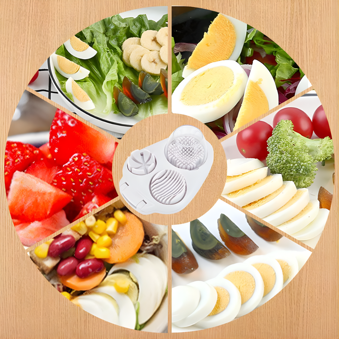 SliceMate™ - Multifunktionaler Eier-Schneider