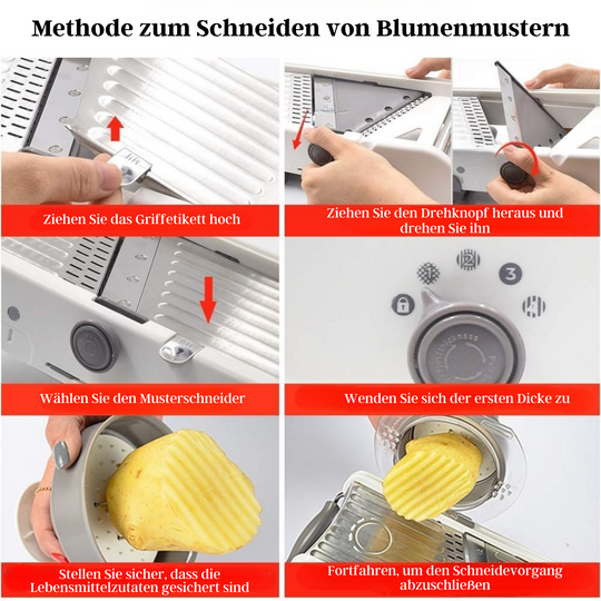 QuickChop™️ - Multifunktionale Schneidemaschine