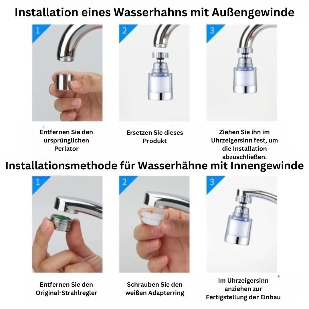 AquaShield™ Wasserhahn-Filter (3 Zusätzliche Filter)