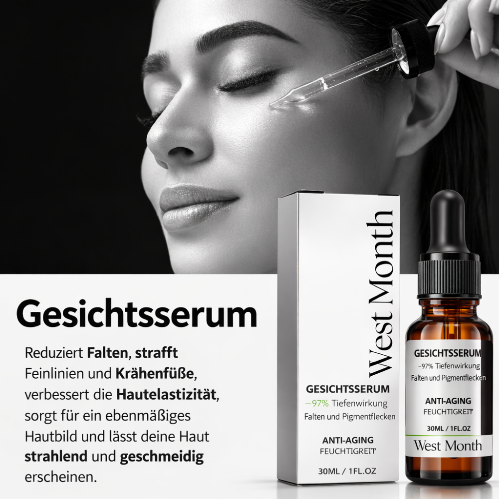 West&Month™ - Faltenentferner Gesichtsserum (1+1 GRATIS)