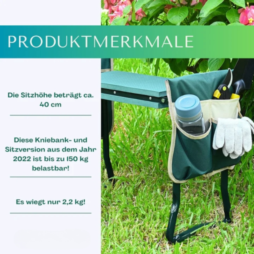 GardenEase™ Klappbarer Gartenhocker