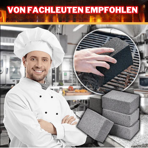 GrillMaster™ | Barbecue Grill Reinigung Ziegel (2+3 GRATIS)