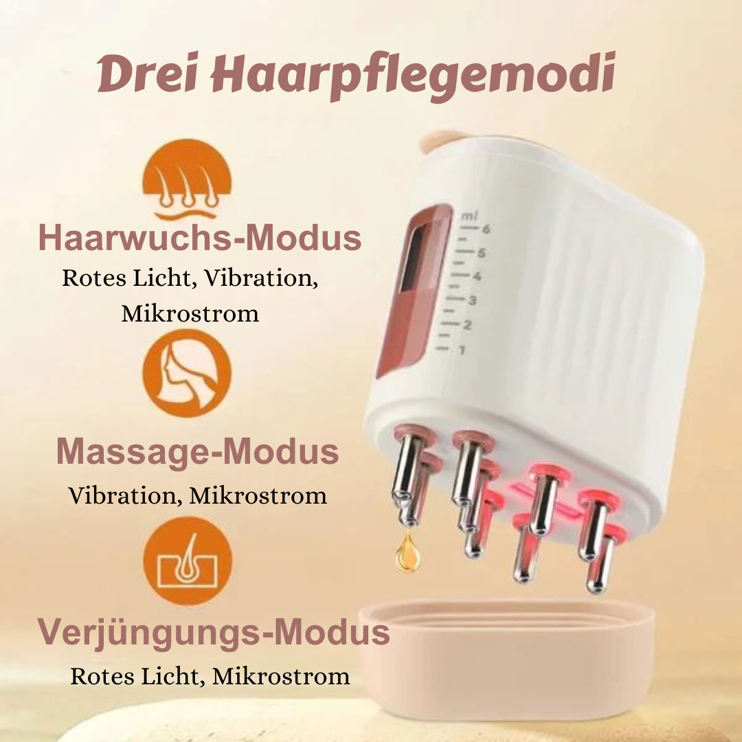 HairSoother™ Elektrischer Kopfhaut-Massagekamm