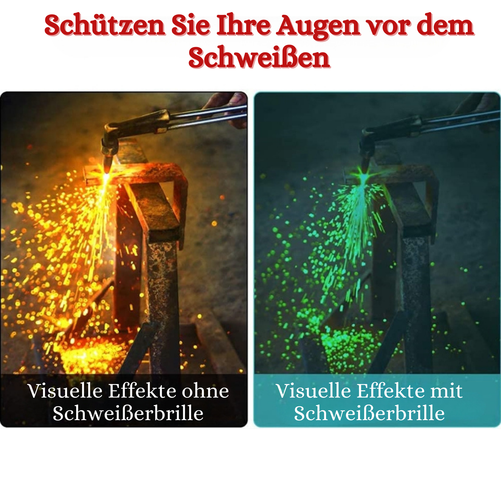 WeldVision™️ I Schweißerschutzbrille (1+1 GRATIS)