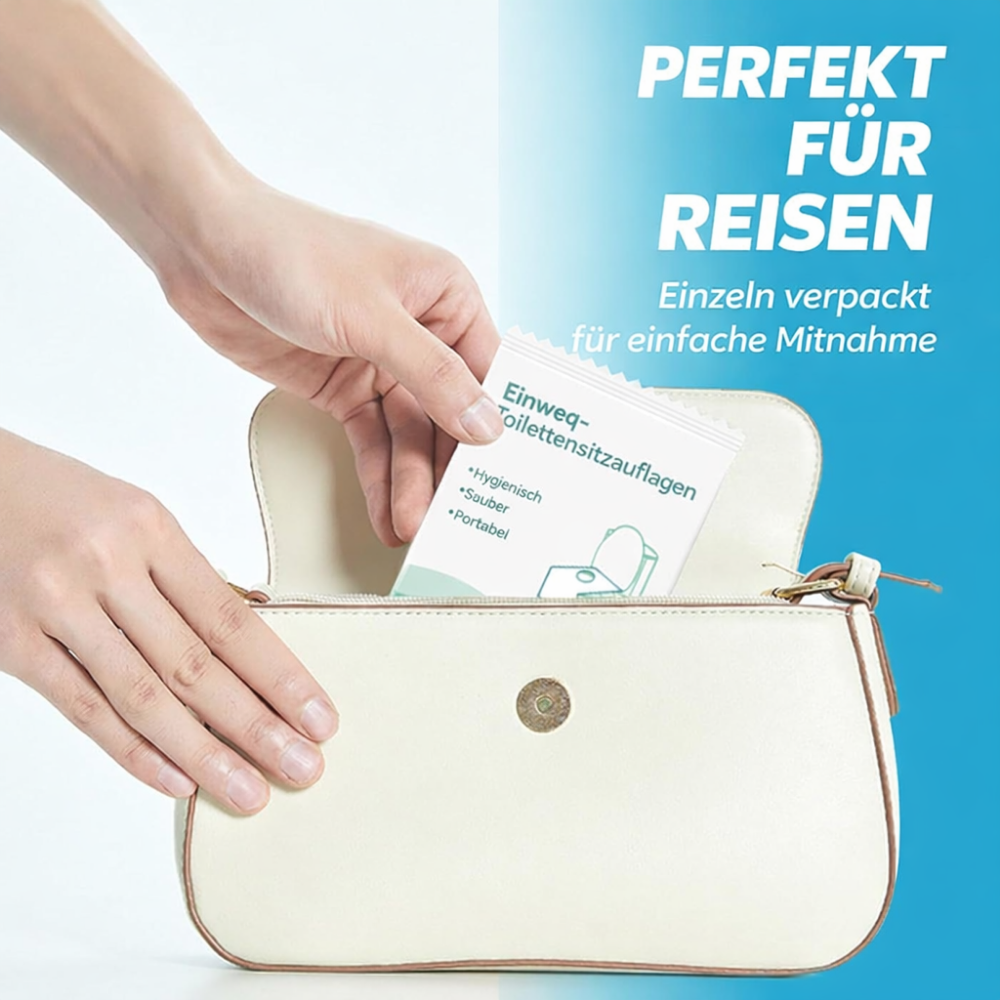 SeatShield™ - Einweg Toilettensitzbezüge (10 Stück)