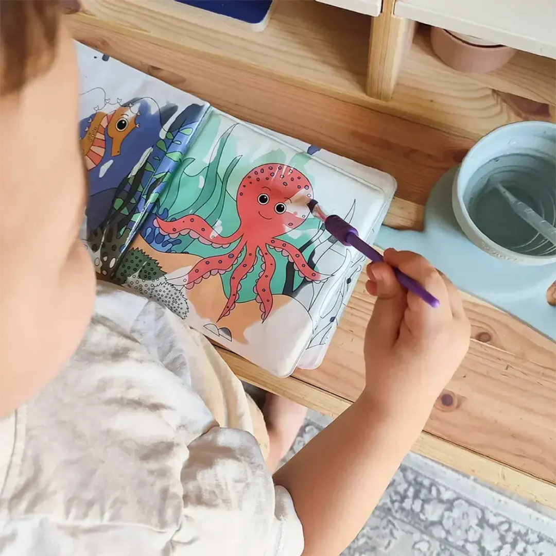AOVOA Magic Water Schreibpapier – Wiederverwendbares Kalligraphie-Set Mit Pinsel & Schale Für Anfänger