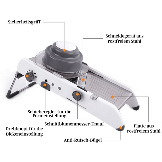 QuickChop™️ - Multifunktionale Schneidemaschine