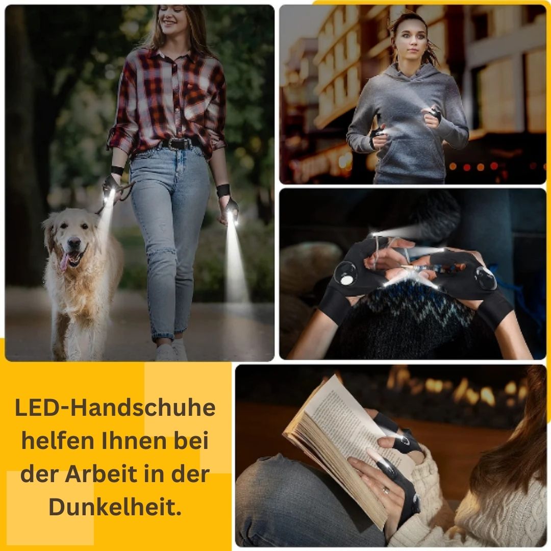 FlashFist™ LED-Handschuhe Paar  (1+1 GRATIS)