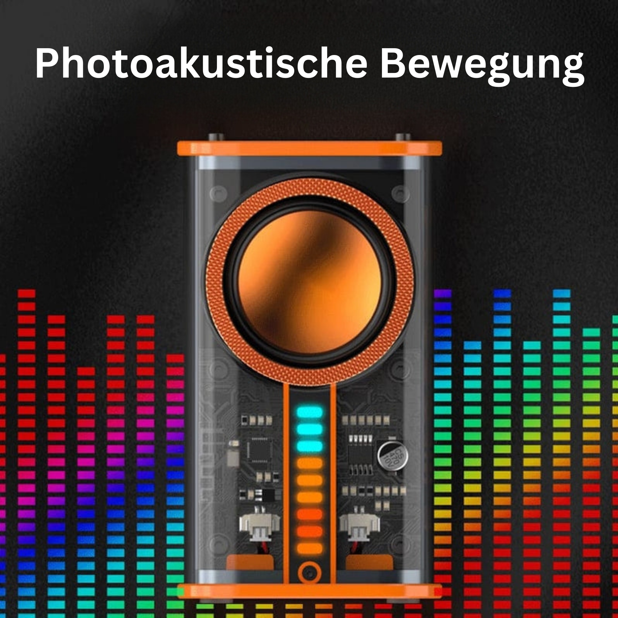 BassWave™️ I Transparenter drahtloser Mecha-Bluetooth-Lautsprecher