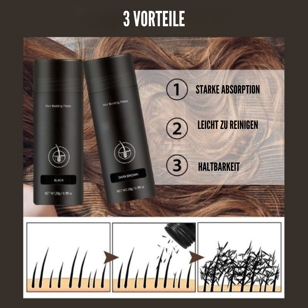 HairLuxe™ Haarfaserpulver