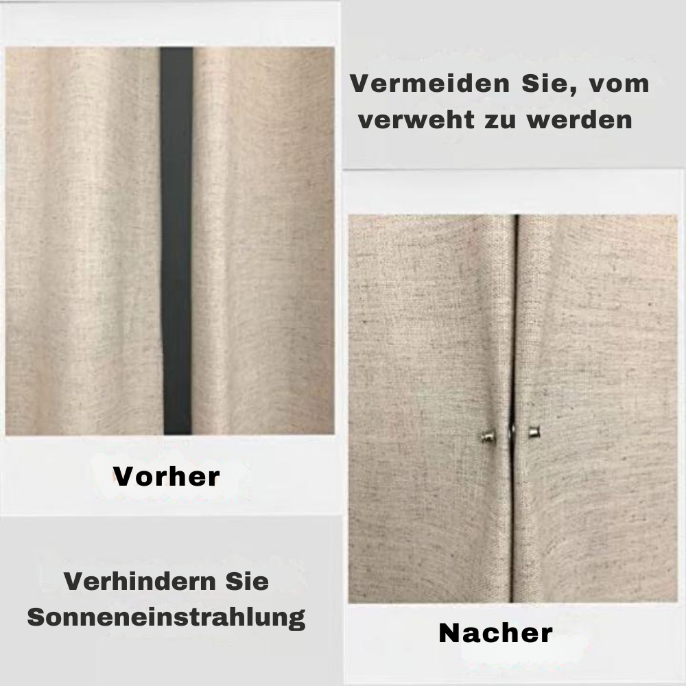 CurtainSnap™ - Magnetischer Vorhanghalter (4+4 GRATIS)