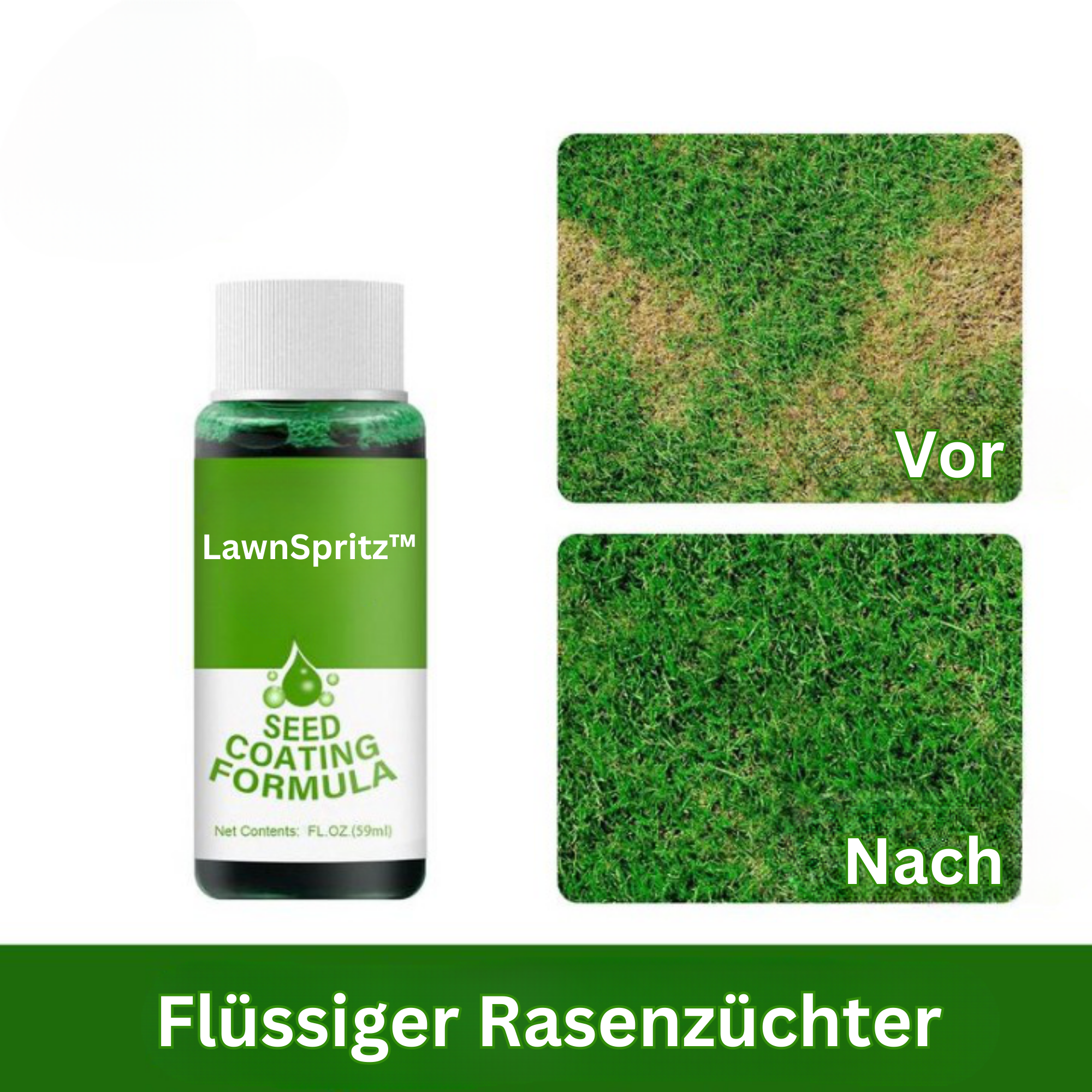 LawnSpritz™️ I Flüssiger Rasenzüchter (1+1 GRATIS)