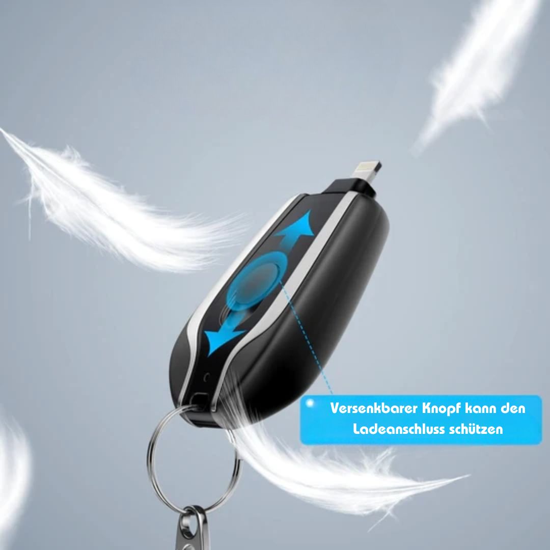 KeyCharge™ Tragbares Schlüsselbund-Ladegerät (1+1 GRATIS)