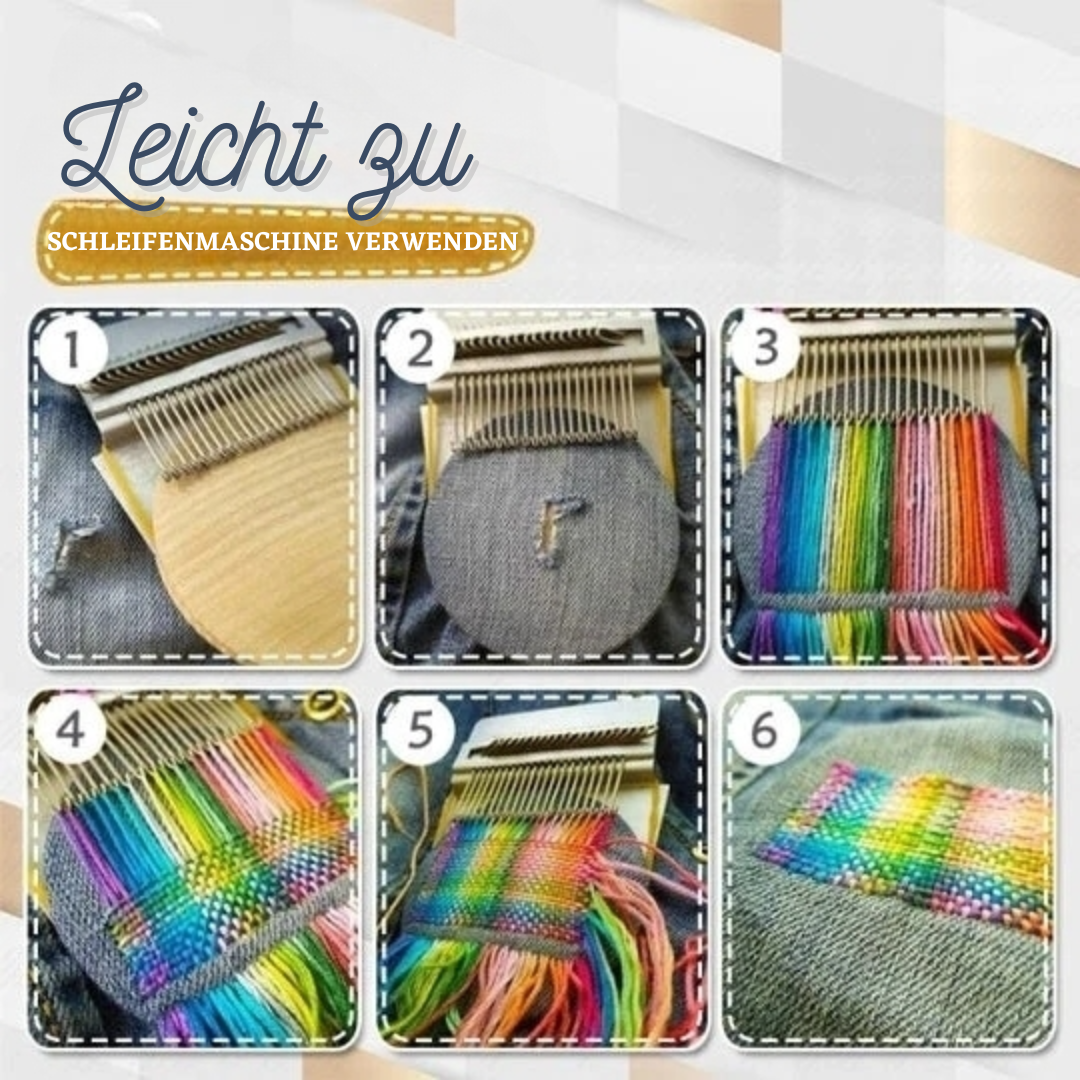 QuickStitch™ Mini-DIY-Nähwebstuhl