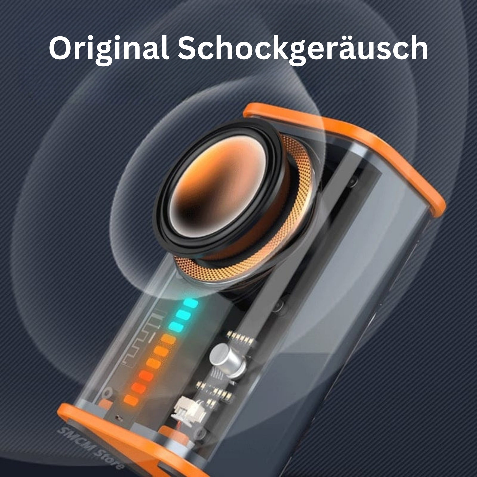 BassWave™️ I Transparenter drahtloser Mecha-Bluetooth-Lautsprecher