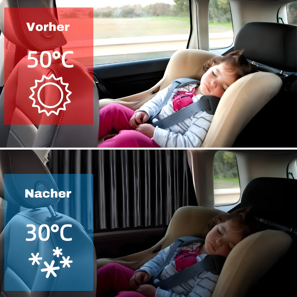 Shadevo™ - 2 Stück Magnetische Auto Sonnenschutzblende (1+1 GRATIS)