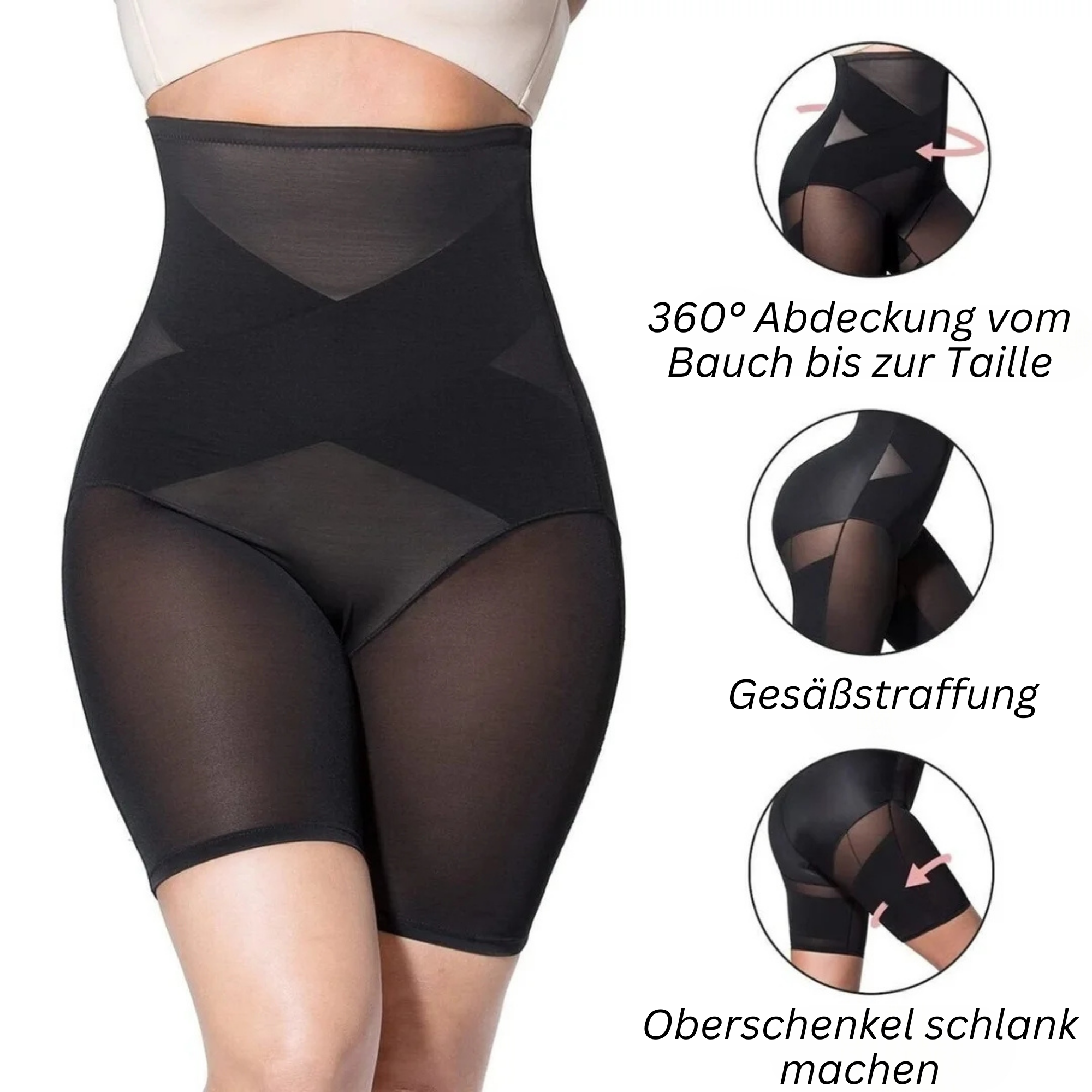 CurvaChic™️ I Hohe Taille Trainer Höschen