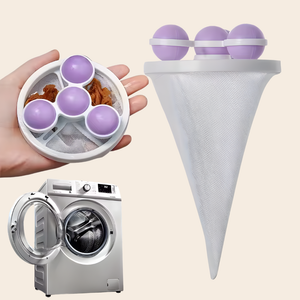 Lintora™ - Schwimmender Waschmaschinen-Fussel-Fänger für Kleidung (1+1 GRATIS)