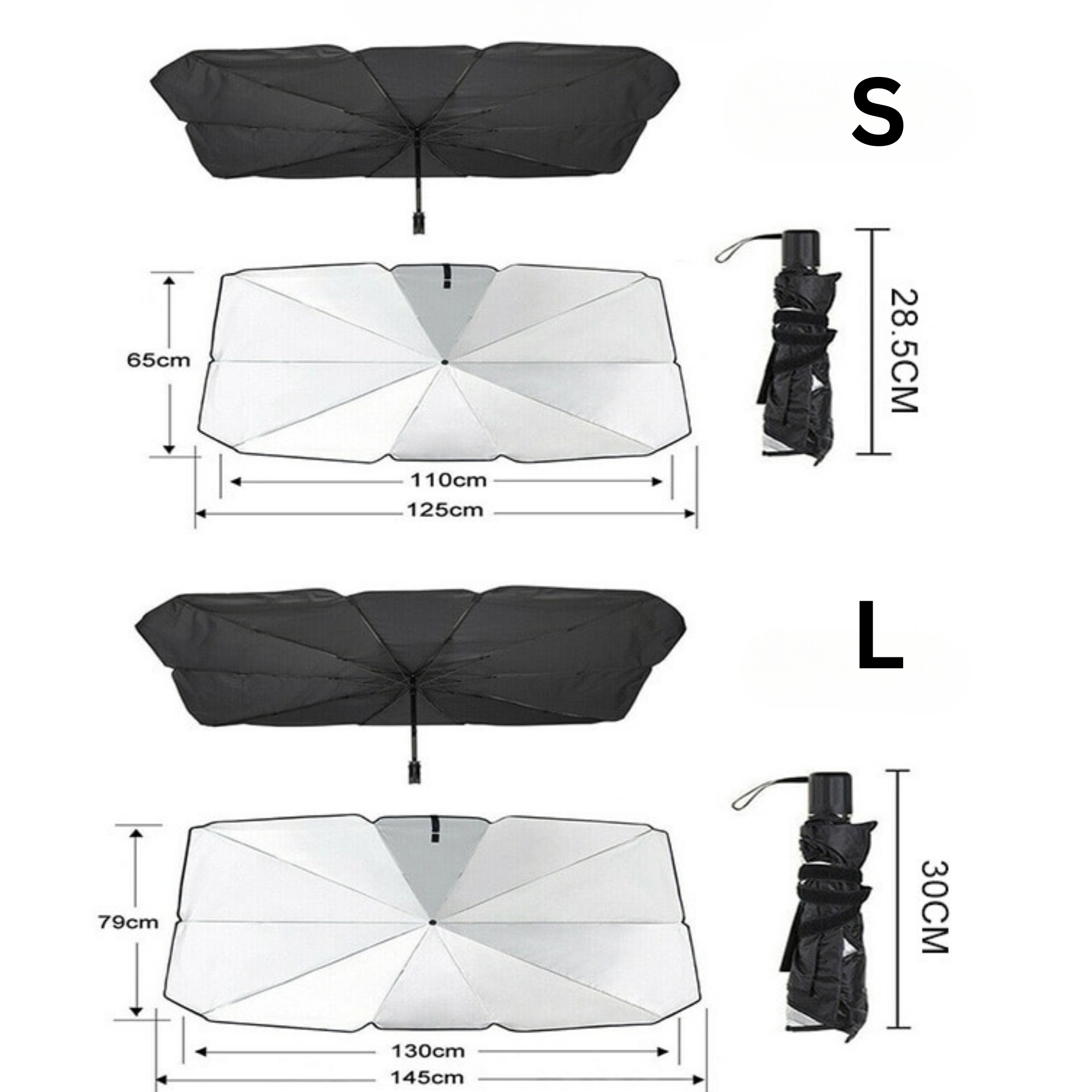 Carella™️ I Auto Windschutzscheibe Sonnenschirm Regenschirm