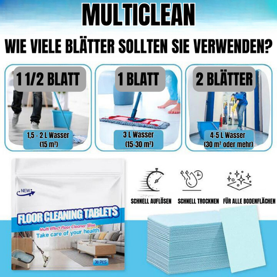 FloorScent™ | Duftendes Bodenreinigungsblatt (15+15 GRATIS)