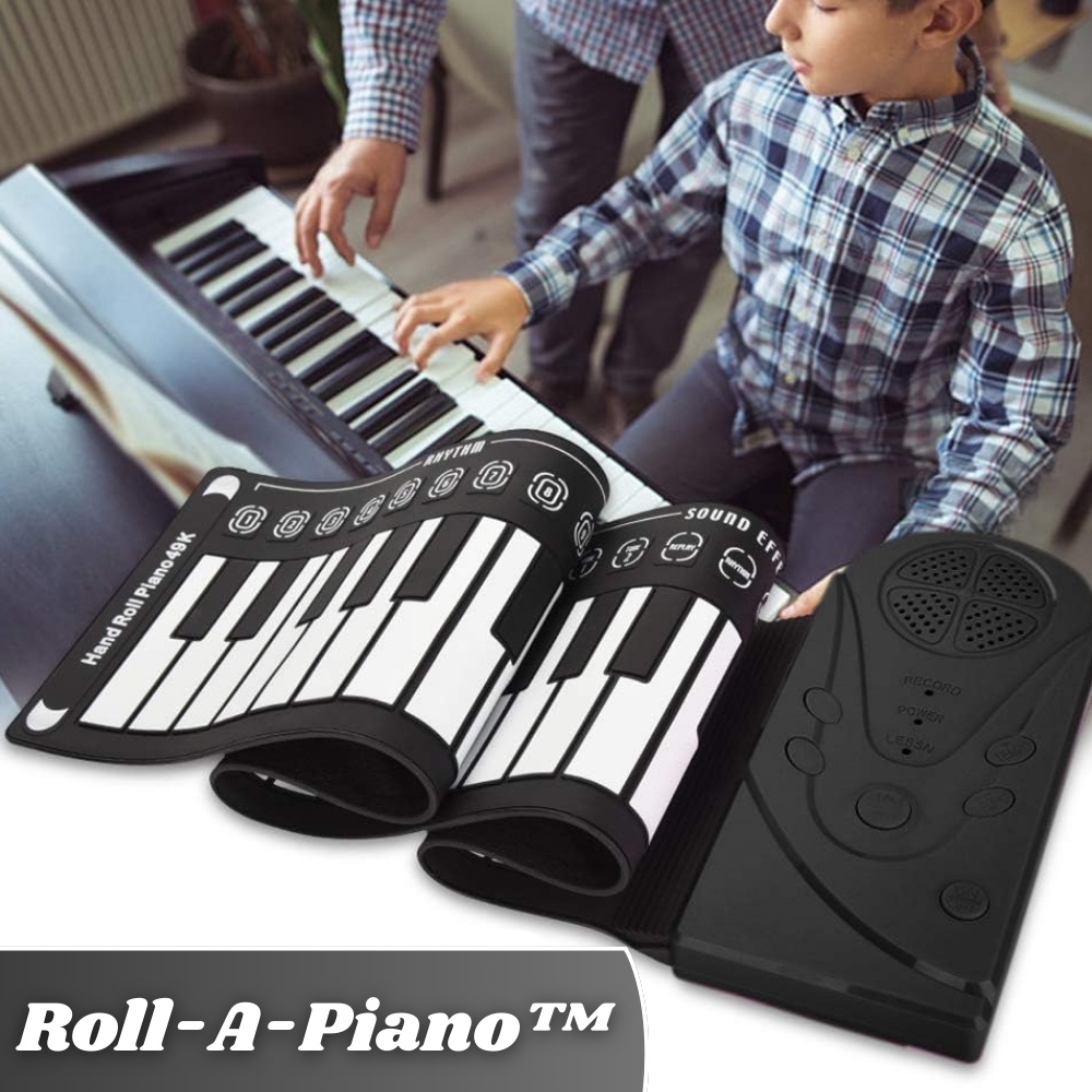 Roll-A-Piano™ - Zusammenklappbares elektronisches Klavier