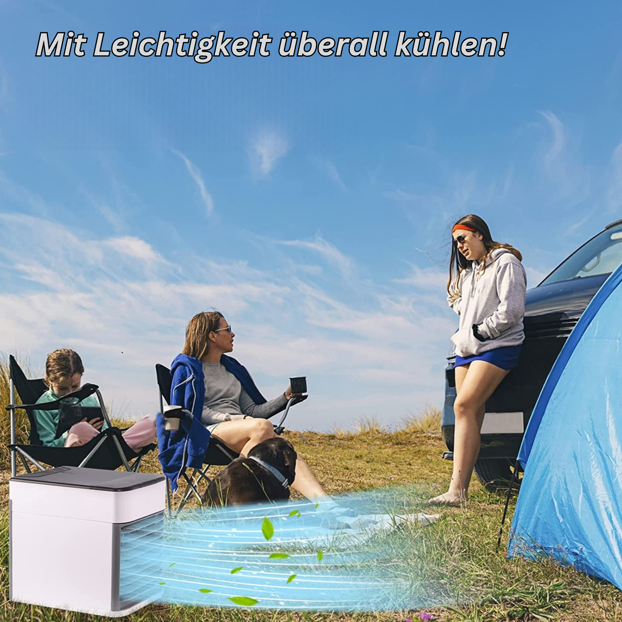 CoolBlast™️ I  Tragbare Mini-Klimaanlage