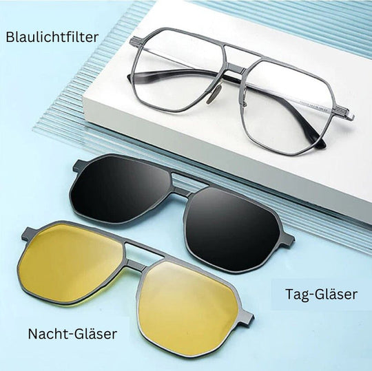 TriPlex™ - 3 in 1 Polarisierte Sonnenbrille