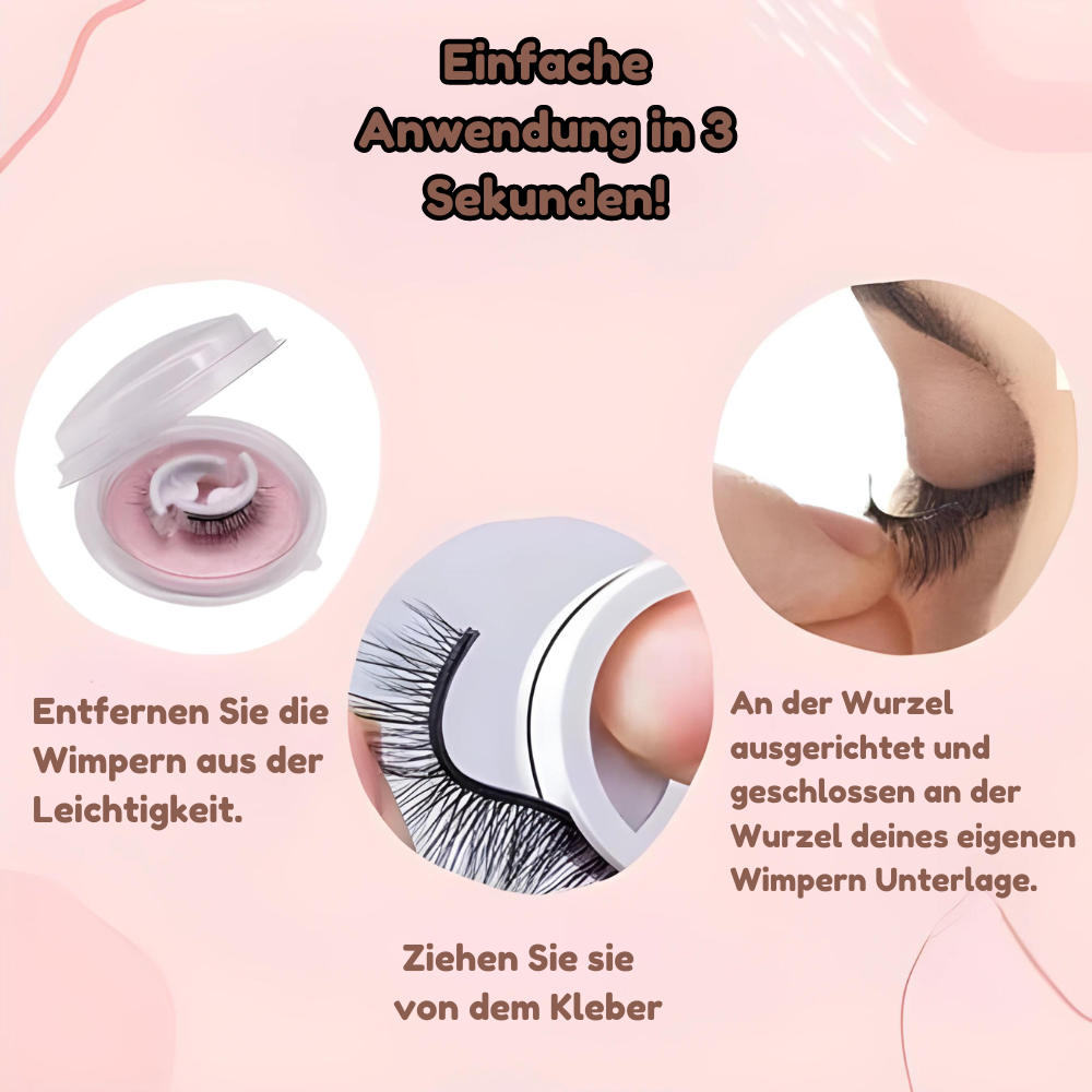 Ecolash™ - Wiederverwendbare selbstklebende Wimpern (1+1 GRATIS)