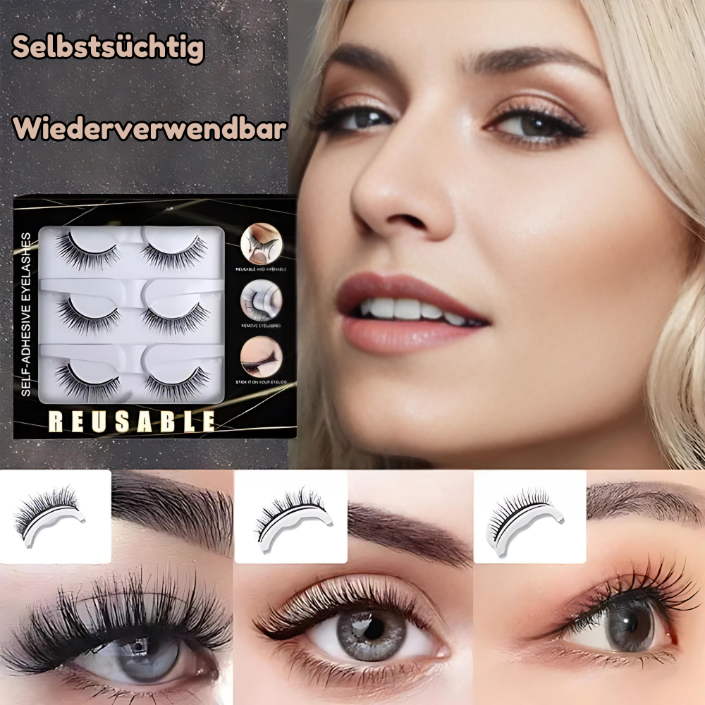 Ecolash™ - Wiederverwendbare selbstklebende Wimpern (1+1 GRATIS)