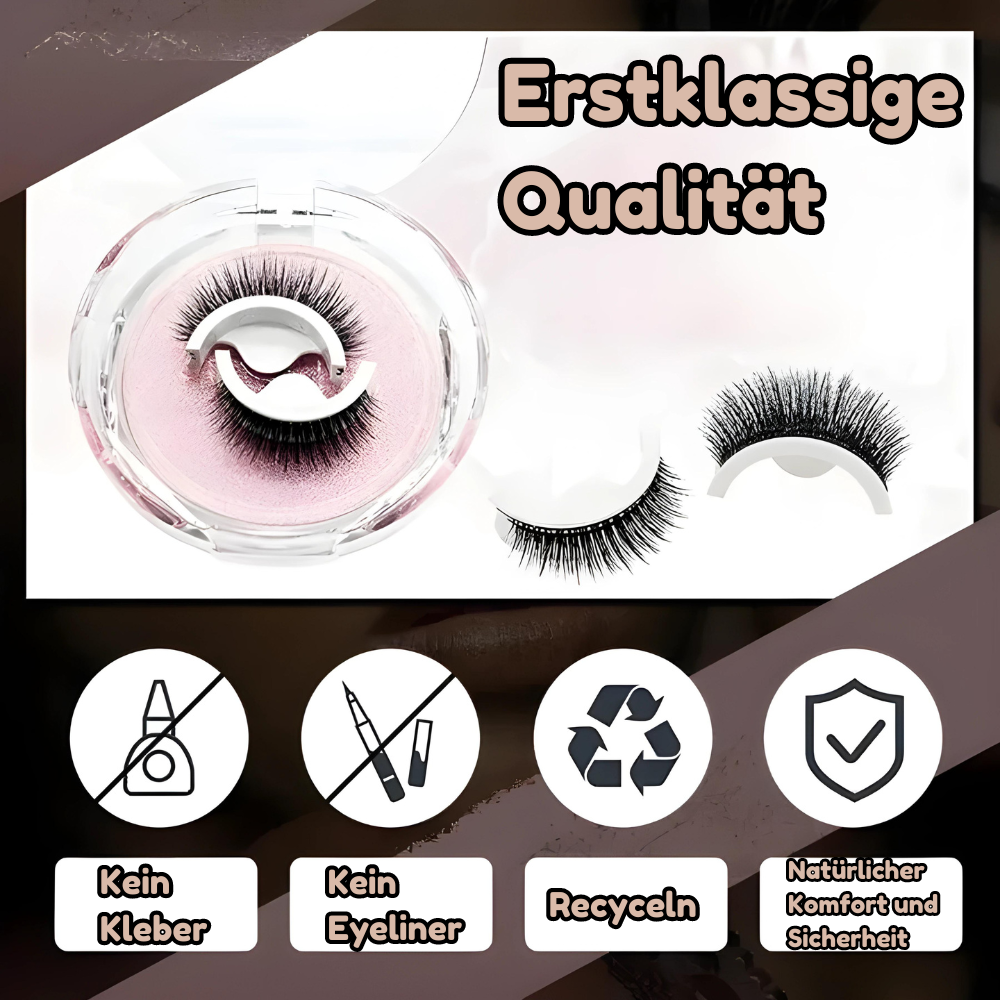 Ecolash™ - Wiederverwendbare selbstklebende Wimpern (1+1 GRATIS)