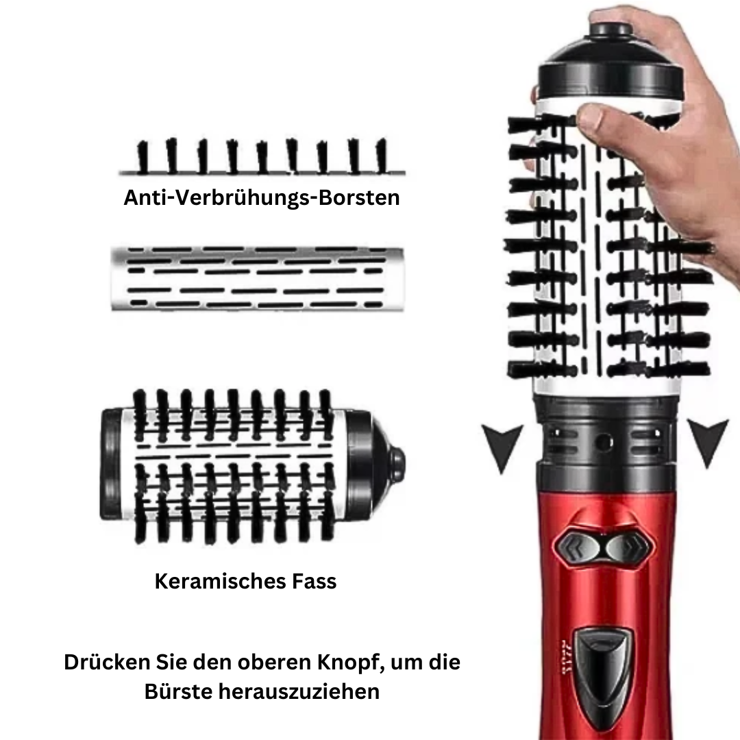 AirGlam™ - 3-in-1 Rotierender Haarglätter und Styler (für alle Haartypen)