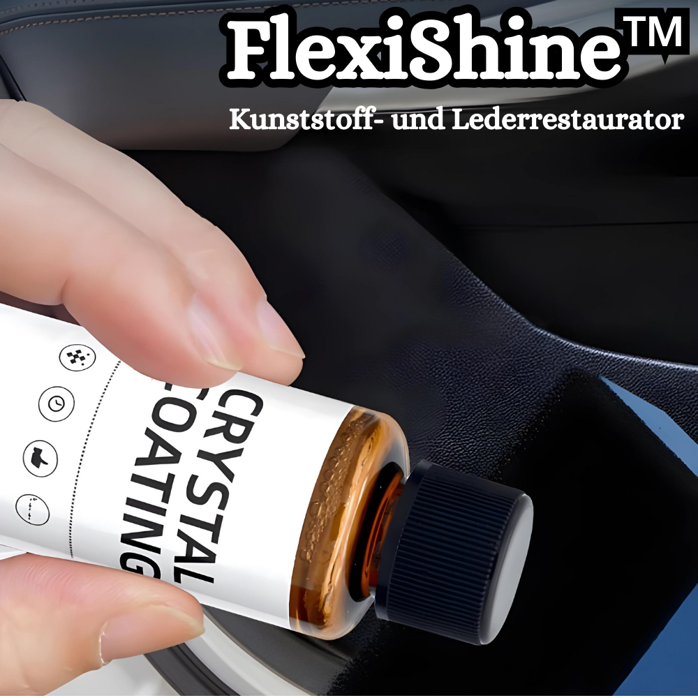 FlexiShine™ - Kunststoff- und Lederrestaurator (1+1 GRATIS)