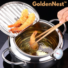 GoldenNest™ - Schlaue Fritteuse mit Abtropfdekse