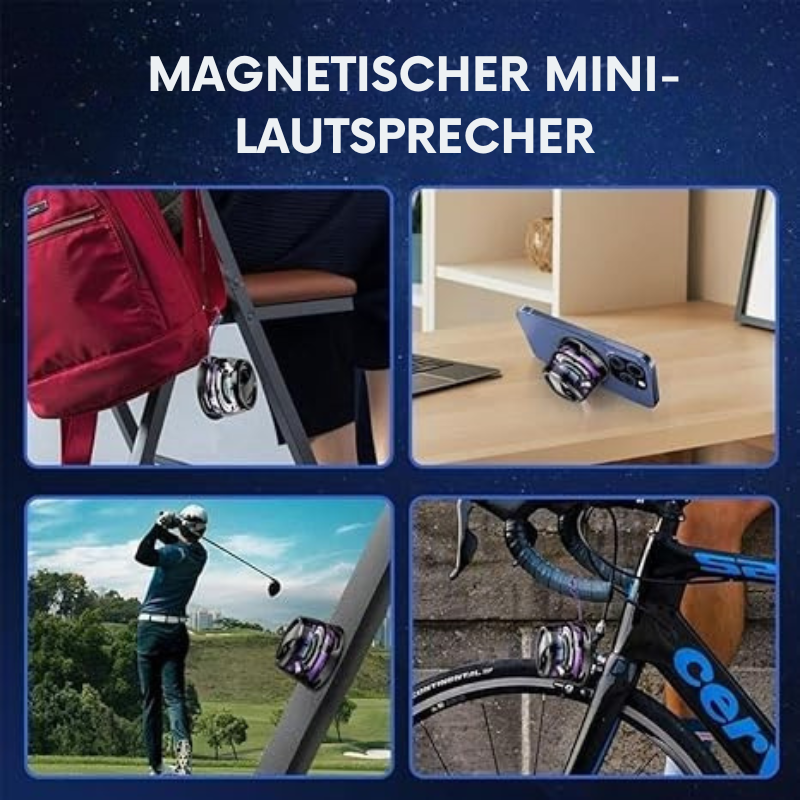 BoomPod™ - Mini magnetischer Bluetooth-Lautsprecher