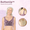 ButtonUp™ - Bequemer BH mit Knopfleiste