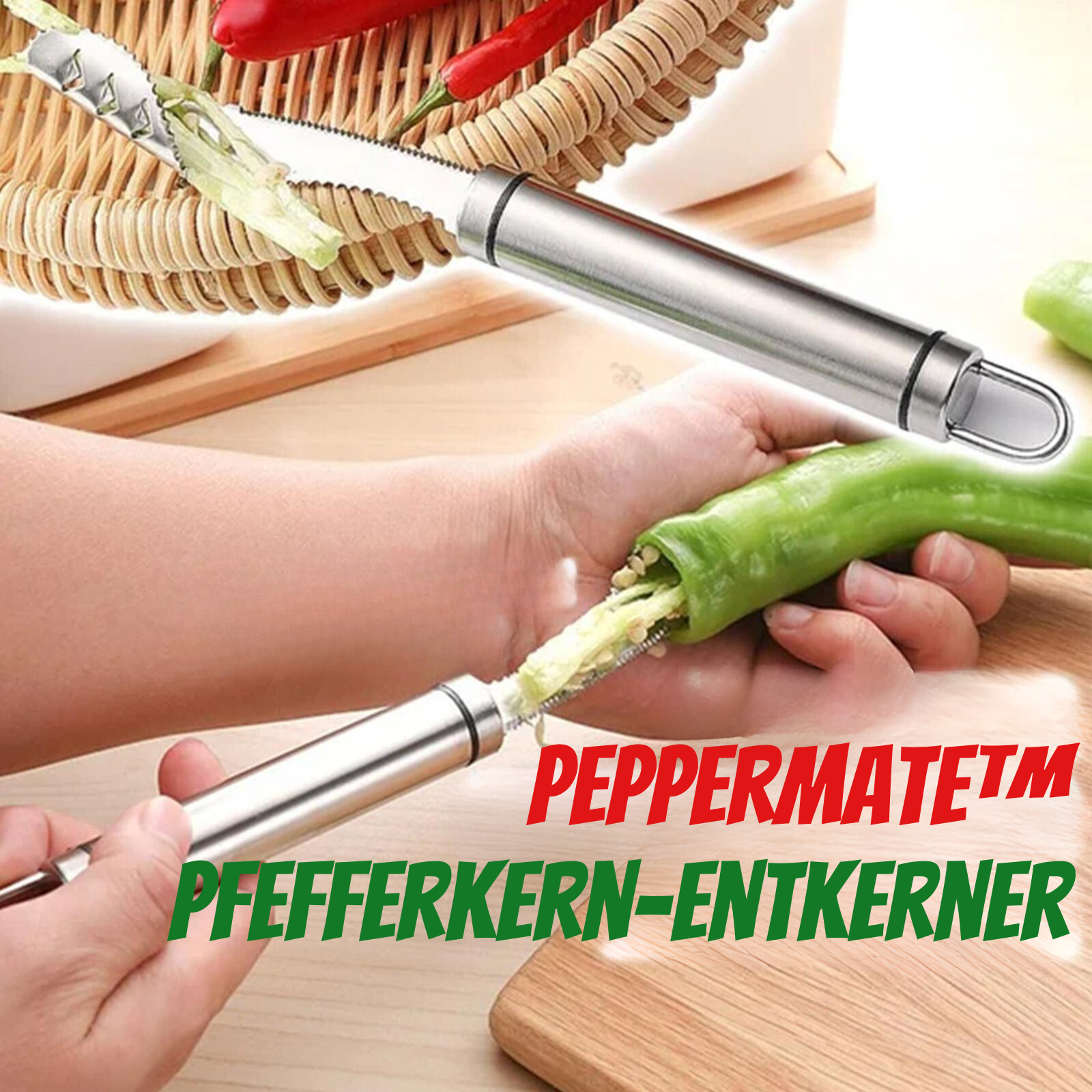 PepperMate™️ | Pfefferkern-Entkerner (1+1 GRATIS)