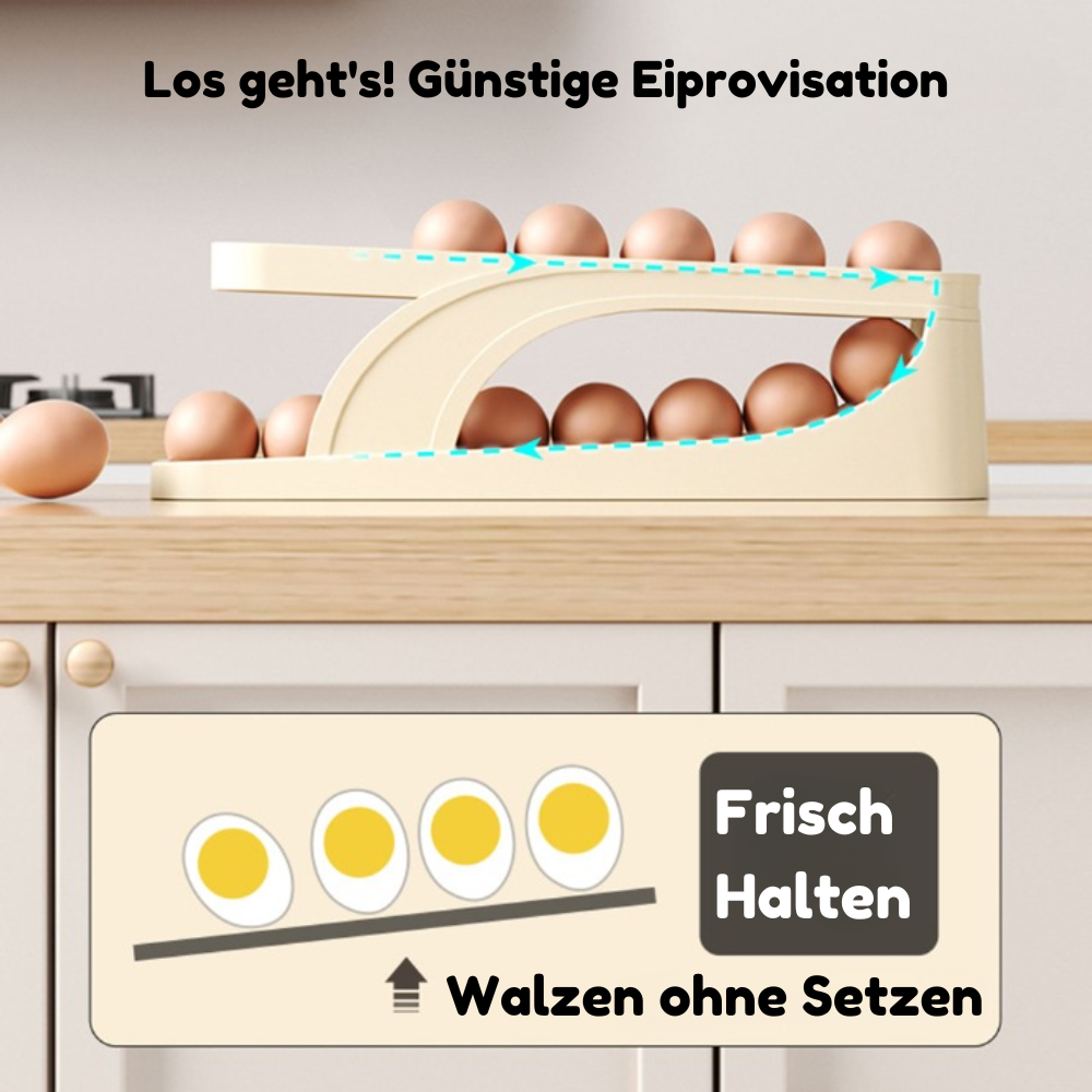 EggScroller™ - Automatisch rollendes Eierregal (1+1 GRATIS)