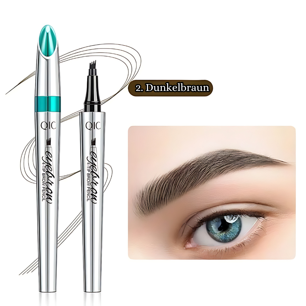 QIC™ - Wasserfester 3D Microblading Augenbrauenstift (1+1 GRATIS)