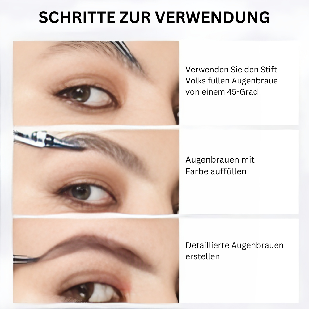 QIC™ - Wasserfester 3D Microblading Augenbrauenstift (1+1 GRATIS)