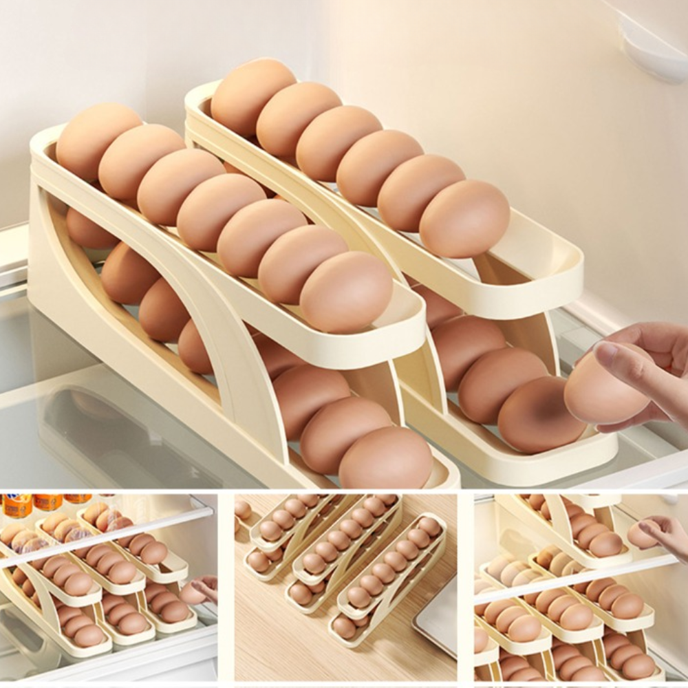 EggScroller™ - Automatisch rollendes Eierregal (1+1 GRATIS)