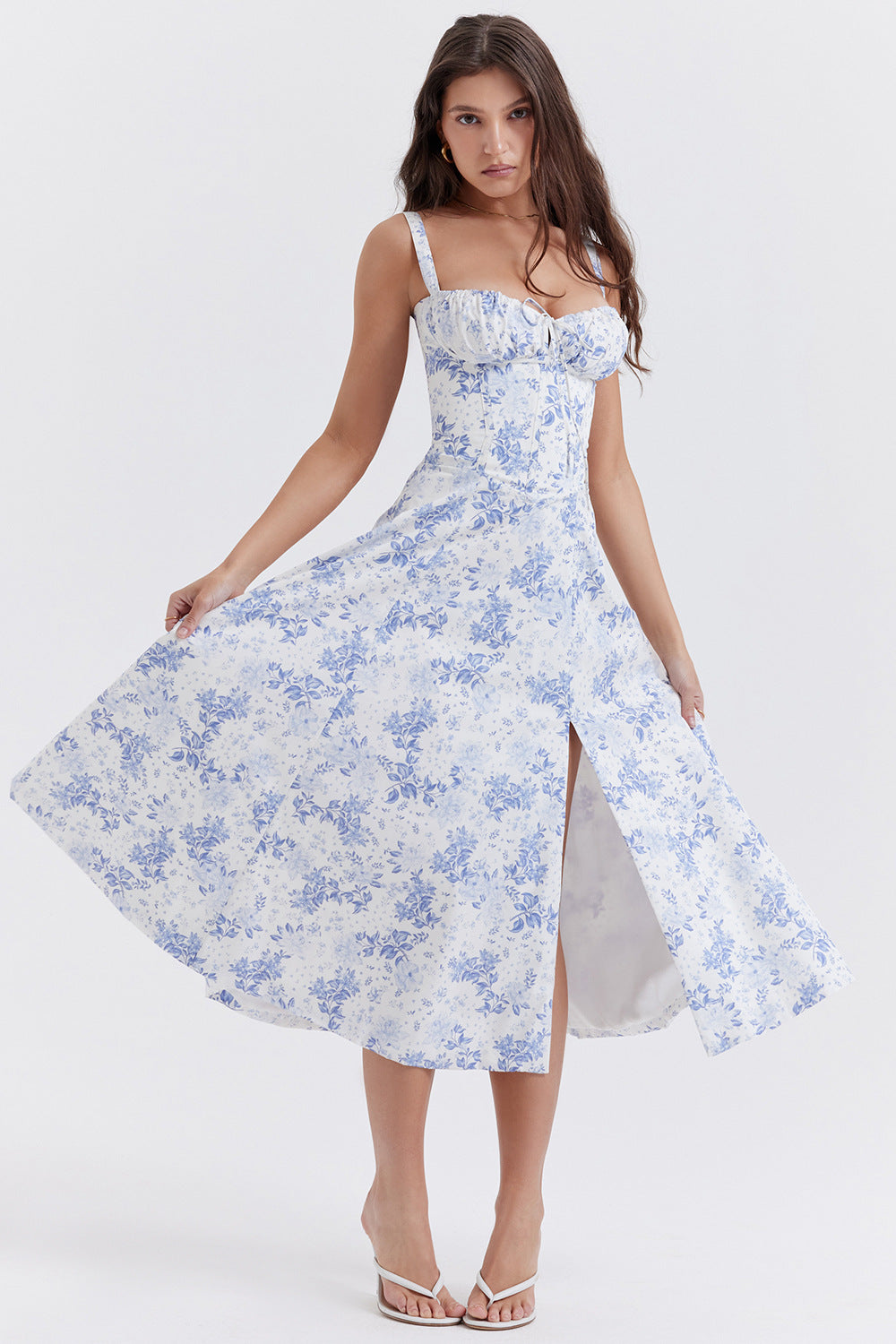 Sundress™️ | Floral Modellierendes Kleid