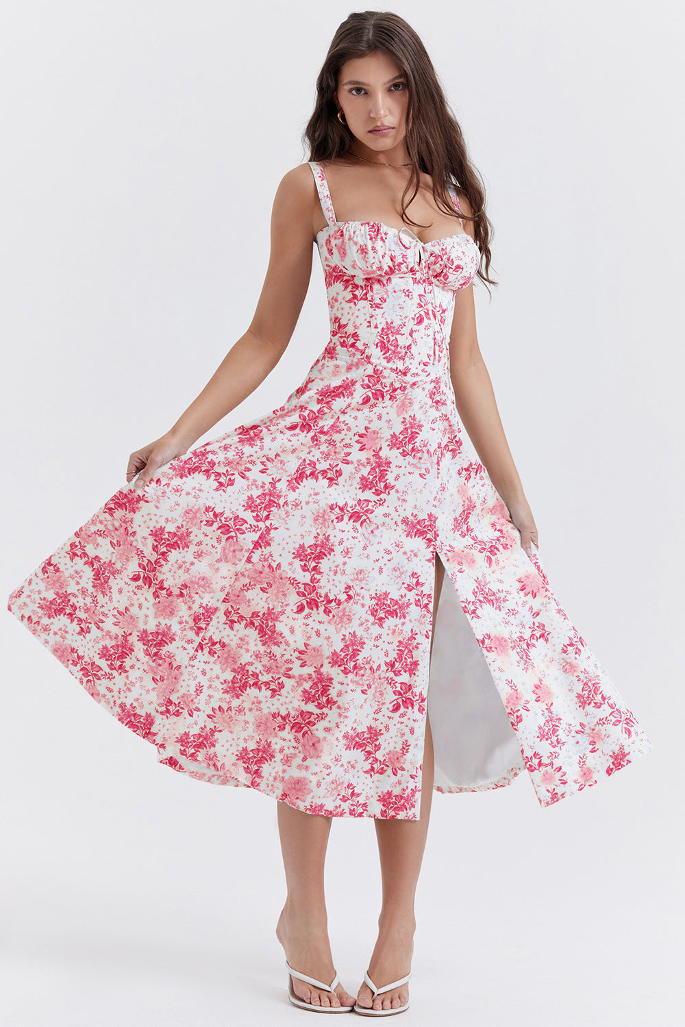 Sundress™️ | Floral Modellierendes Kleid