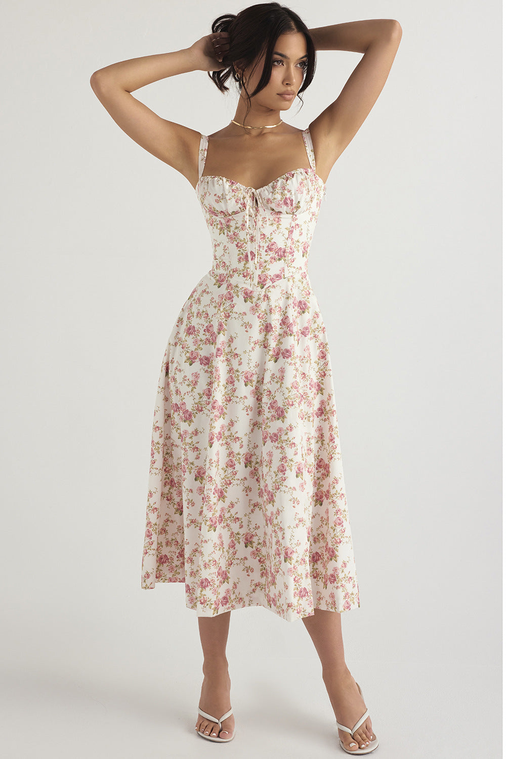 Sundress™️ | Floral Modellierendes Kleid