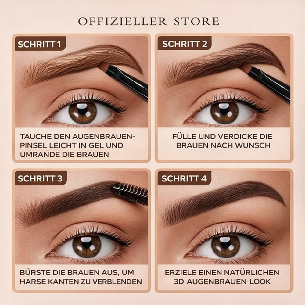 BrowForm™ - Augenbrauen Liner Creme mit Pinsel
