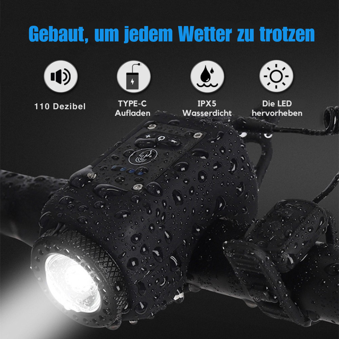 VoltHorn™ - Fahrradscheinwerfer mit Hupe
