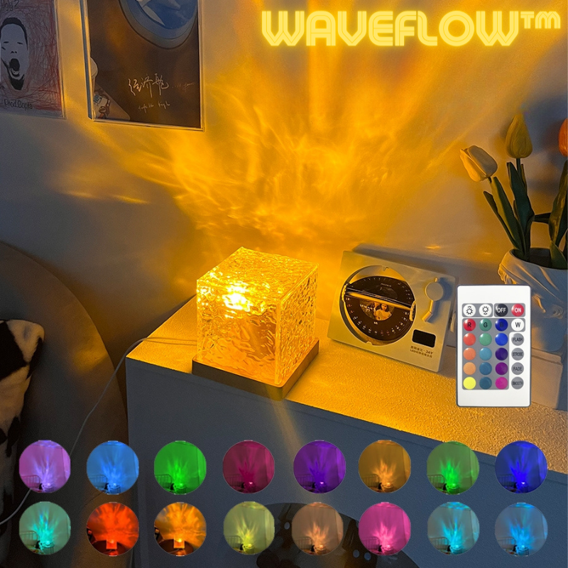 WaveFlow™ - Wasserrippel-Lampe