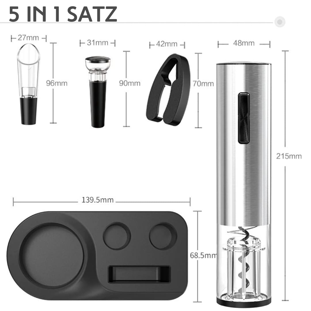 Tisca™ - 5 in 1 Elektrischer Flaschenöffner