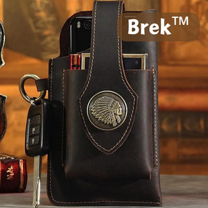 Brek™ - Multifunktionale Ledergürteltasche