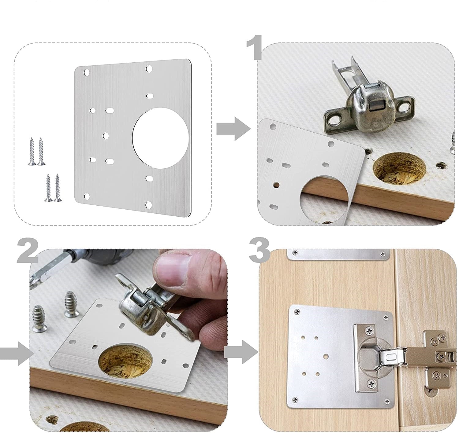 MaxRepair™ - Scharnier Reparaturplatte (1+1 GRATIS)