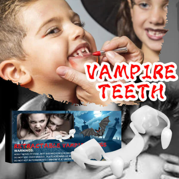 VampireFangs™- Einziehbare Halloween Zähne (1+1 GRATIS)